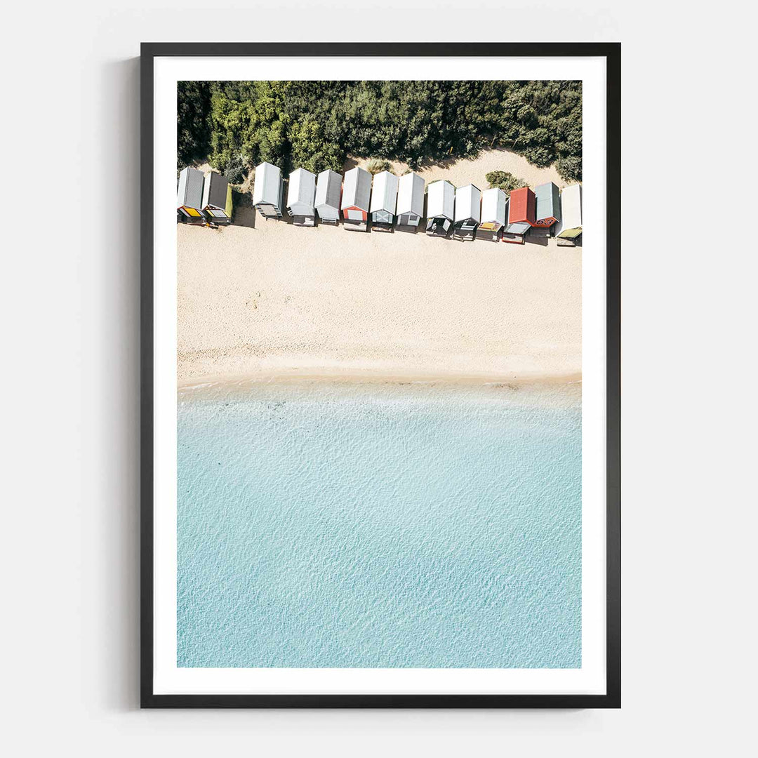 Beach Boxes Aerial I