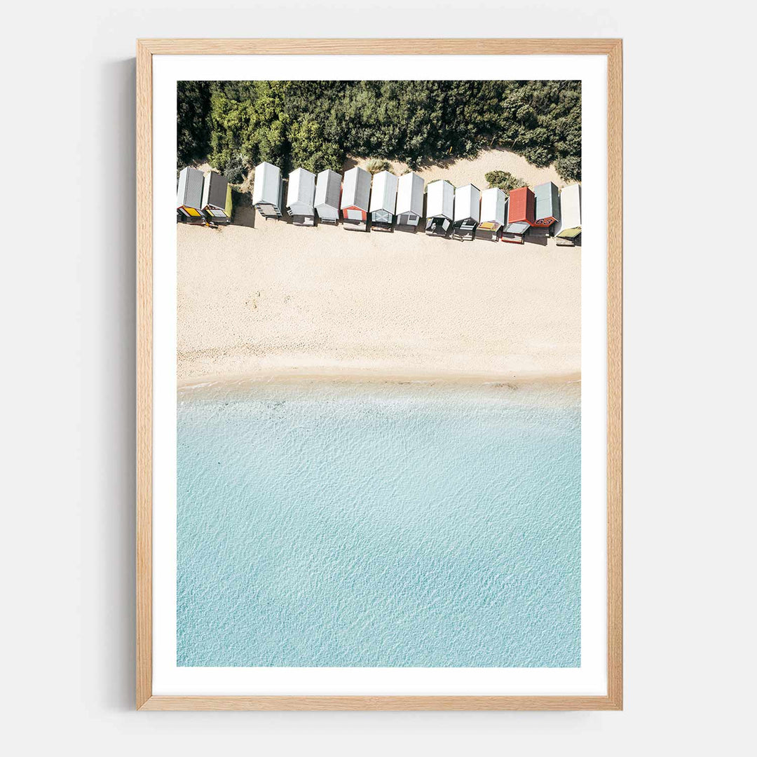 Beach Boxes Aerial I