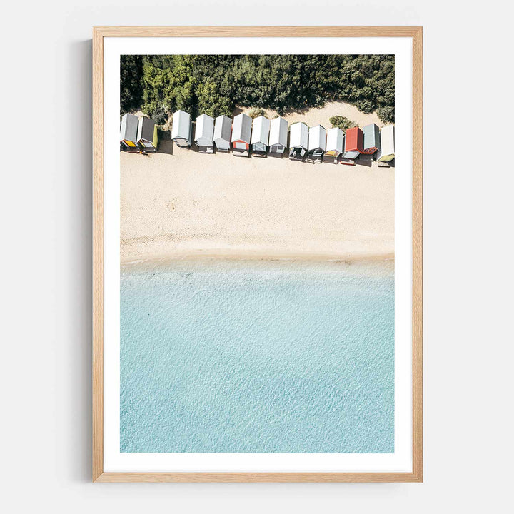 Beach Boxes Aerial I