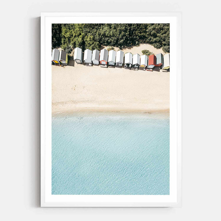 Beach Boxes Aerial I
