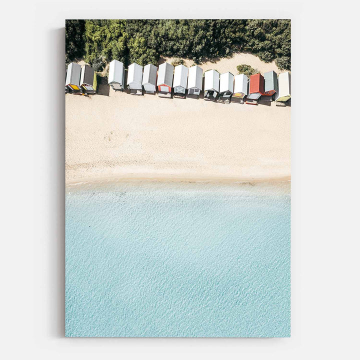 Beach Boxes Aerial I