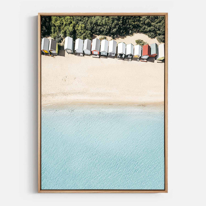 Beach Boxes Aerial I